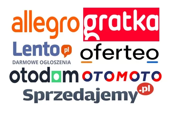 Логотипи провідних сайтів оголошень Польщі